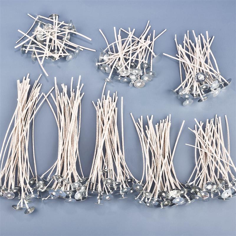 Candle Making Easy - 30pcs Candle Wicks Low Smoke Pre-Waxed