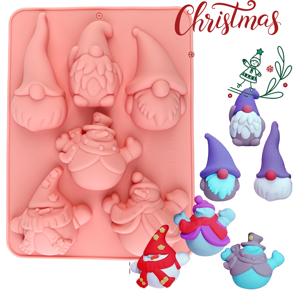 6-Cavity Christmas Gnome Cake  - Candle Making Easy 评论和价格