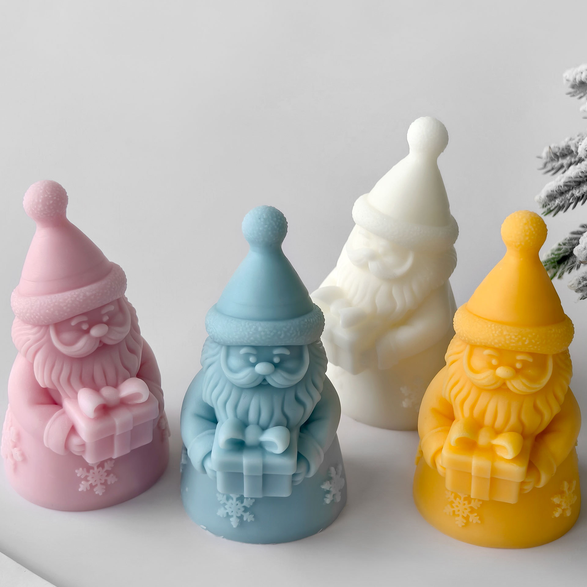 Santa Claus Gift Box Silicone  - Candle Making Easy 评论和价格