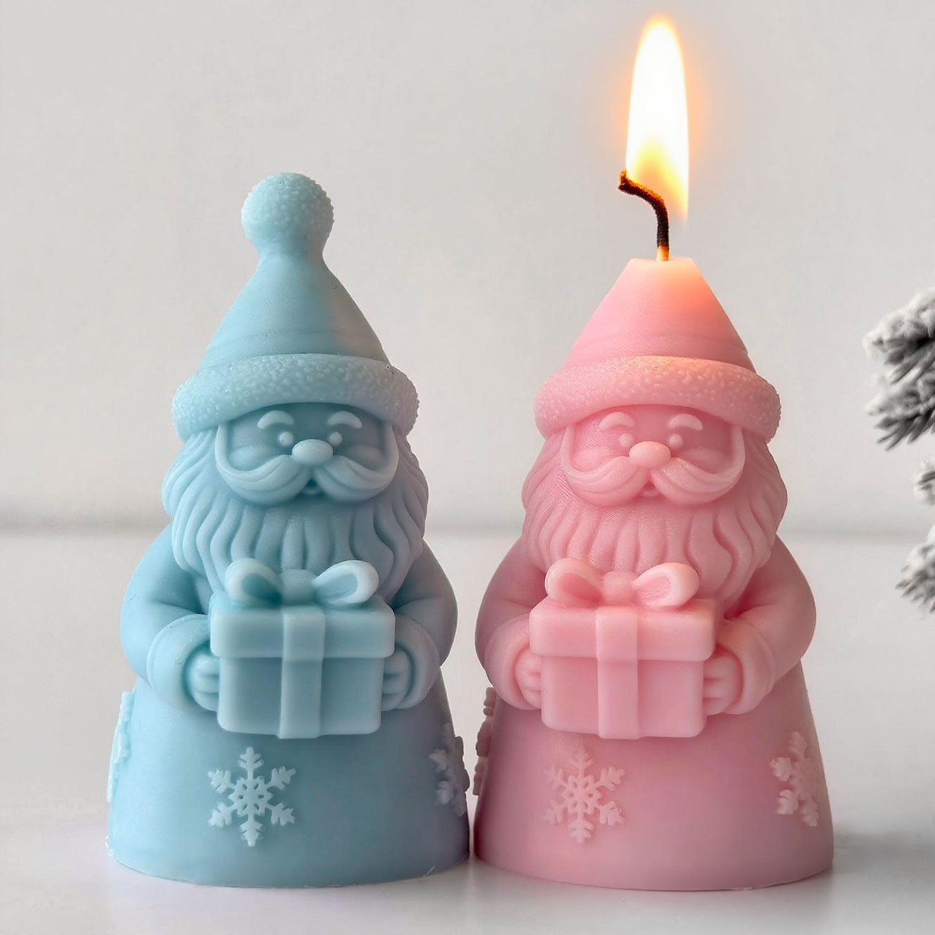 Santa Claus Gift Box Silicone  - Candle Making Easy 评论和价格