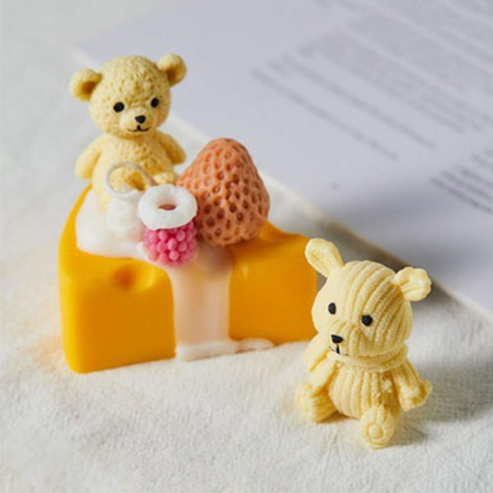 Easy Demold Teddy Bear Silicon - Candle Making Easy 评论和价格