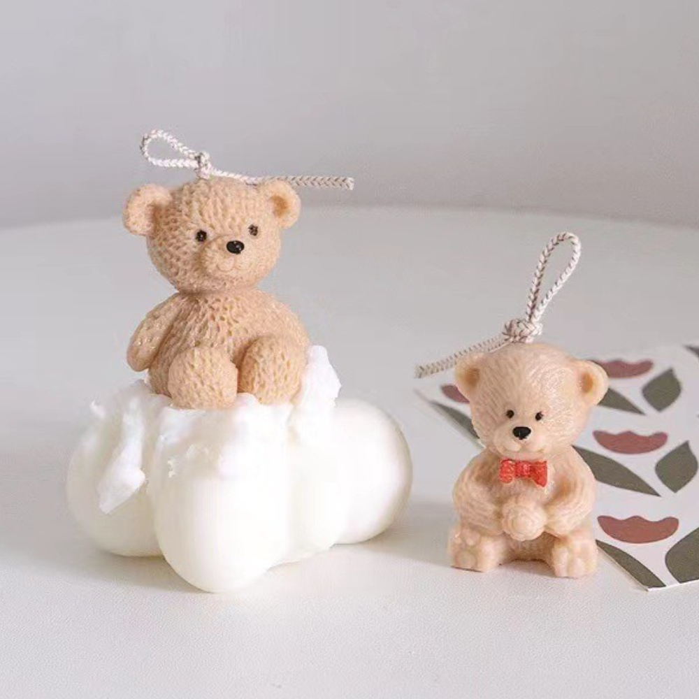 Easy Demold Teddy Bear Silicon - Candle Making Easy 评论和价格