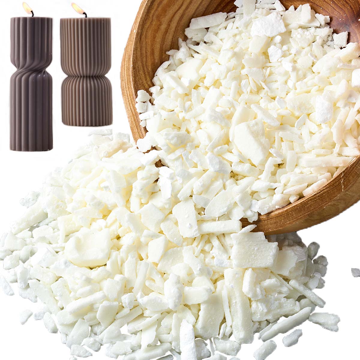 1 Pounds Pure White Soy Wax Fo - Candle Making Easy 评论和价格