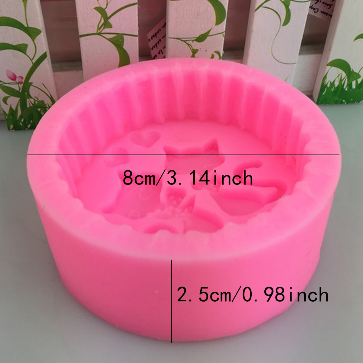 1-Piece Silicone Cat Soap Mold - Candle Making Easy 评论和价格
