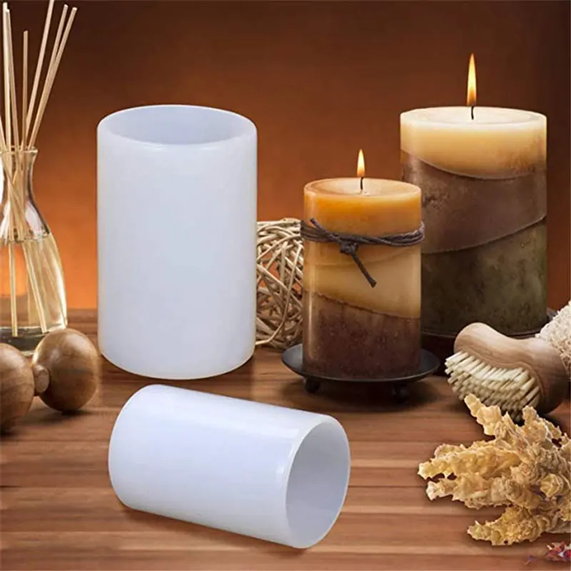 Cylinder Silicone Candle Molds - Candle Making Easy 评论和价格