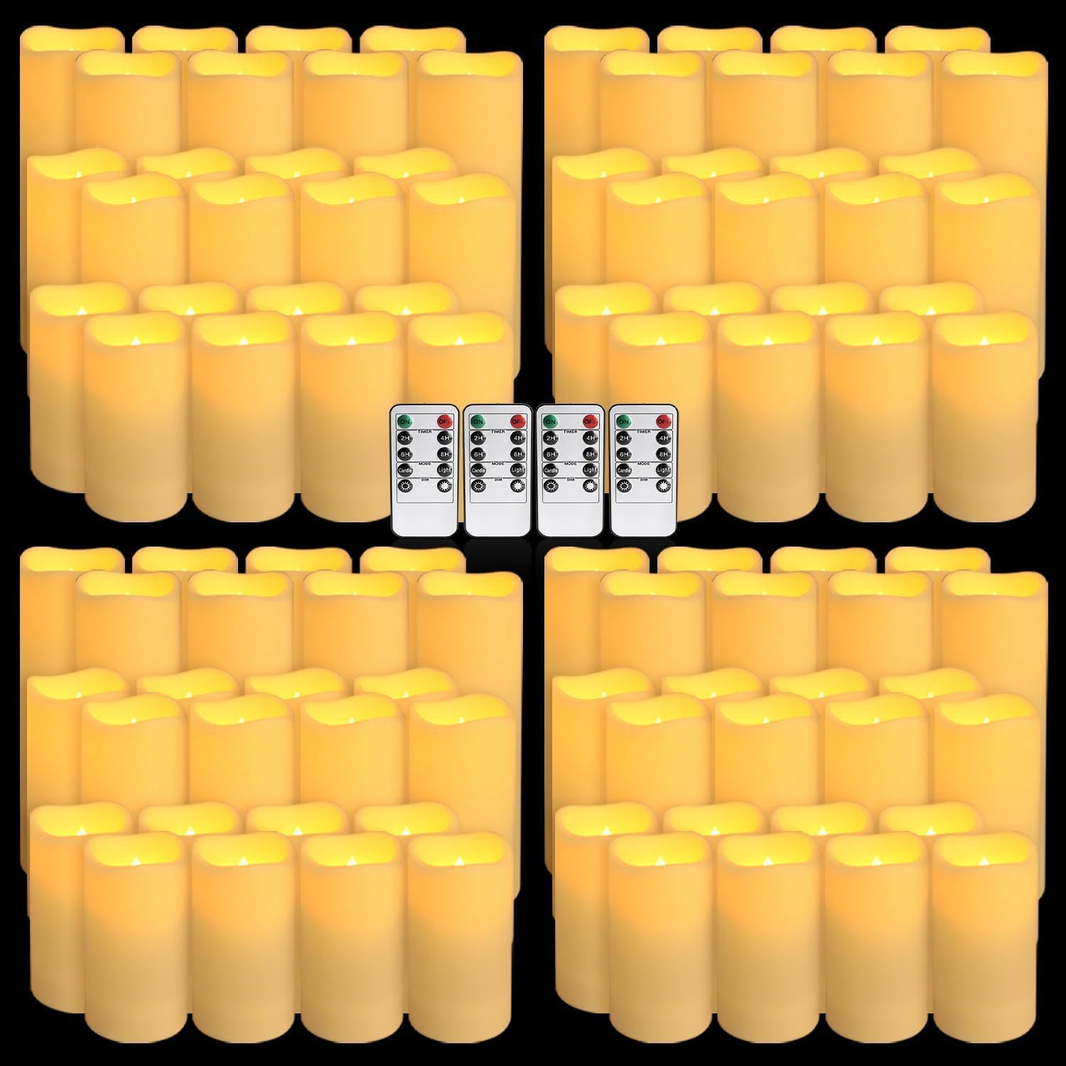 Set of 96 Waterproof Outdoor F - Candle X 评论和价格