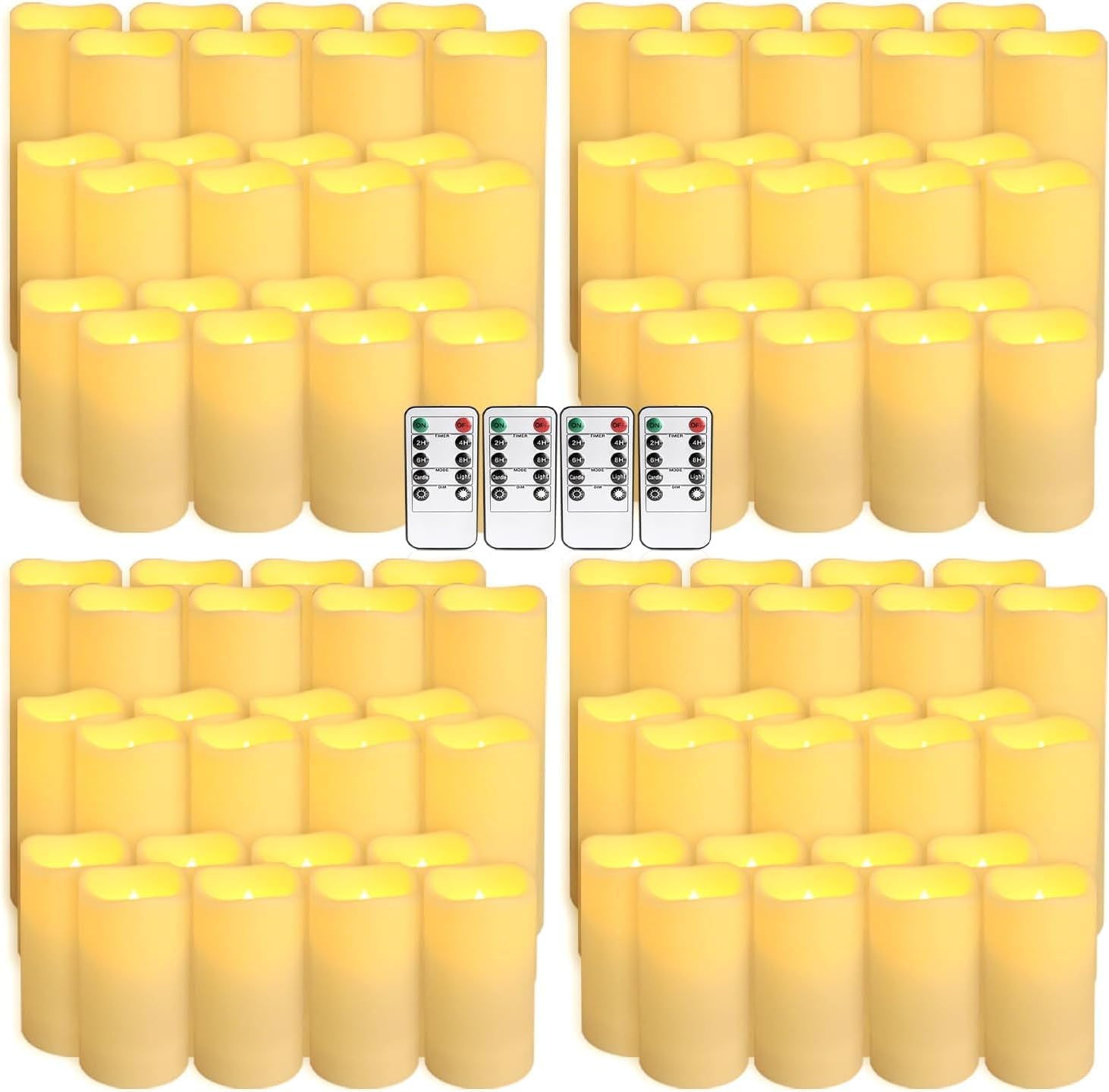 Set of 96 Waterproof Outdoor F - Candle X 评论和价格
