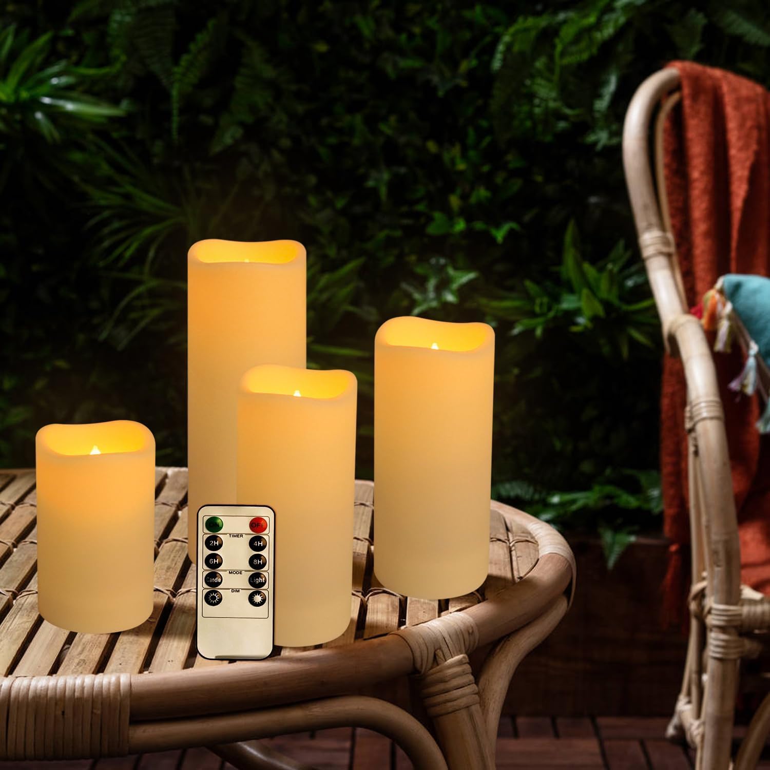 Set of 96 Waterproof Outdoor F - Candle X 评论和价格
